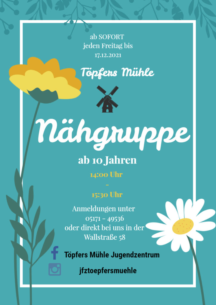 Nähgruppe ab 01.10.2021